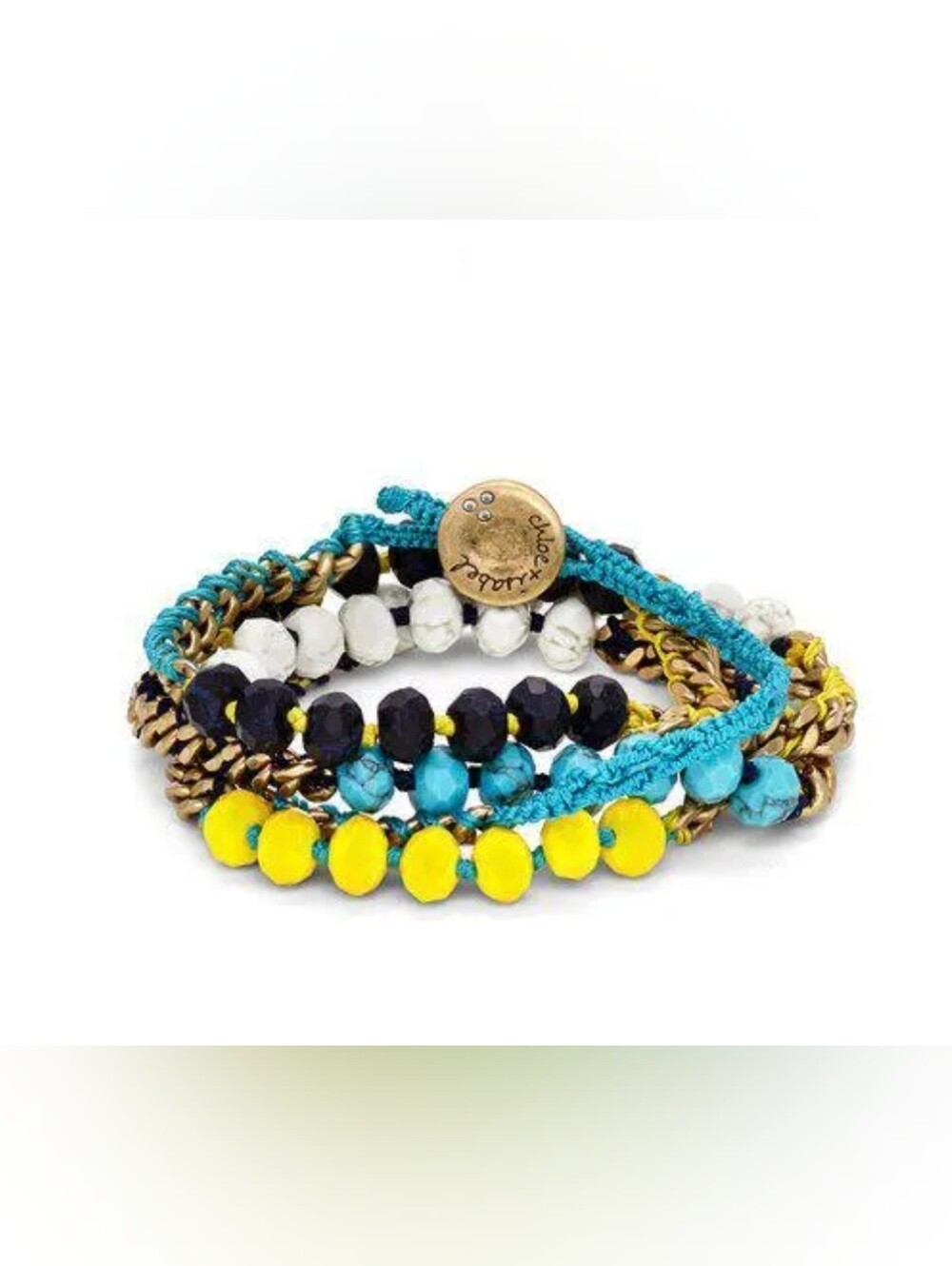 Chloe + Isabel Limoncello Layered Wrap Bracelet